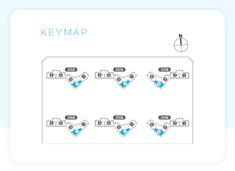 에코델타 중흥 리버시티 모델하우스 59㎡B KEYMAP